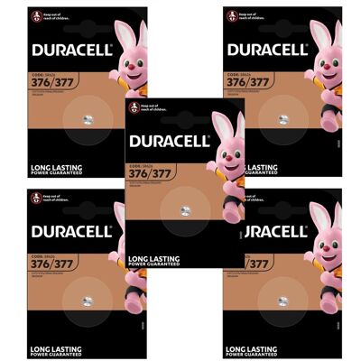 Duracell - Pile Montre Oxydes d'Argent 377/sr66 - Batterie - Publicité Duracell - Pile Montre Oxydes d'Argent 377/sr66 - Batterie - Publicité