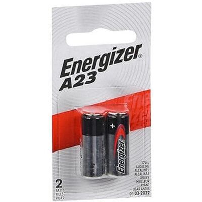 Energizer Piles Alcalines Taille A23, 2 Pièces, 12 V - Publicité Energizer Piles Alcalines Taille A23, 2 Pièces, 12 V - Publicité