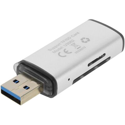 Linq Lecteur De Carte Sd Et Micro-Sd Usb Taux De Transfert 5gbps U3062 Gris - Publicité Linq Lecteur De Carte Sd Et Micro-Sd Usb Taux De Transfert 5gbps U3062 Gris - Publicité