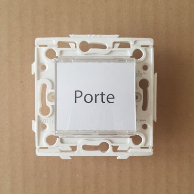 Arnould 60116 - 1 Poussoir Lumineux Porte-Étiquette - 6a 250v - Espace Lumiere - Publicité Arnould 60116 - 1 Poussoir Lumineux Porte-Étiquette - 6a 250v - Espace Lumiere - Publicité