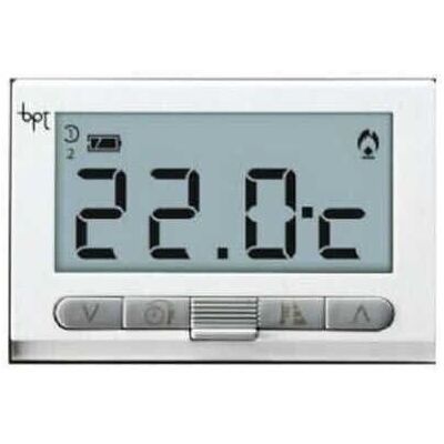 Bpt Thermostat Numérique Encastré Blanc Compatible Vimar Bticino Gewiss - Ta/350 - Publicité Bpt Thermostat Numérique Encastré Blanc Compatible Vimar Bticino Gewiss - Ta/350 - Publicité