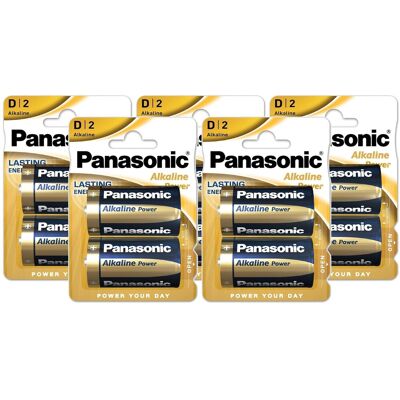 Panasonic - LR20APB/2BP-5 - LR20 - 10 Piles - Battery - Publicité Panasonic - LR20APB/2BP-5 - LR20 - 10 Piles - Battery - Publicité