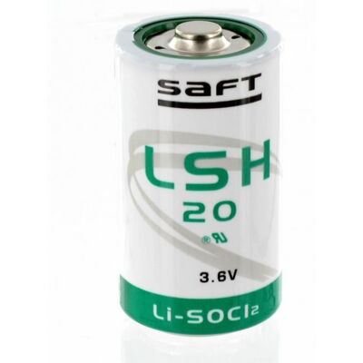 Pile au lithium Saft LSH20 - 3.6V 13Ah - Pile - Publicité Pile au lithium Saft LSH20 - 3.6V 13Ah - Pile - Publicité