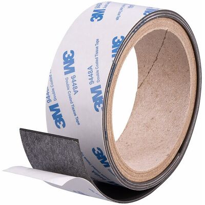 Bande Magnétique Autocollante - 1 M X 35 Mm - Agt - Publicité Bande Magnétique Autocollante - 1 M X 35 Mm - Agt - Publicité