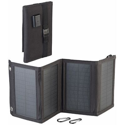 Chargeur Usb Solaire Mobile Pliable 10 w - Revolt - Publicité Chargeur Usb Solaire Mobile Pliable 10 w - Revolt - Publicité