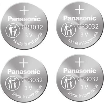 Panasonic - CR3032 - 4-pack - Batterie - Publicité Panasonic - CR3032 - 4-pack - Batterie - Publicité