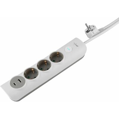Multiprise 3 prises Avec Interrupteur Et 2 ports Usb - Revolt - Publicité Multiprise 3 prises Avec Interrupteur Et 2 ports Usb - Revolt - Publicité