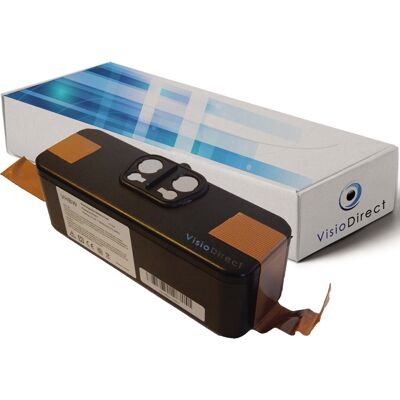 Visiodirect Batterie 14.4v 4400mah Pour Irobot Vac M-488 Cleanfriend Veluce R290 Roomba 500 - Publicité Visiodirect Batterie 14.4v 4400mah Pour Irobot Vac M-488 Cleanfriend Veluce R290 Roomba 500 - Publicité