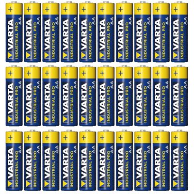 30x R-06 Lr6 Aa 1.5v Pile Alcaline Varta Industrial 4006 - Publicité 30x R-06 Lr6 Aa 1.5v Pile Alcaline Varta Industrial 4006 - Publicité