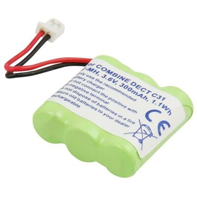 Avizar Batterie Nimh 300mah Pour Téléphone Compatible Sagem C31 3,6v Vert - Publicité Avizar Batterie Nimh 300mah Pour Téléphone Compatible Sagem C31 3,6v Vert - Publicité