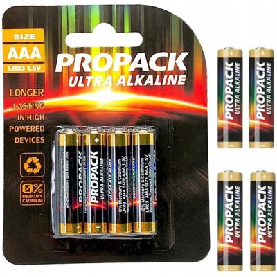 Sans Marque Piles Alcalines Lr03 Aaa 1,5 V, Lot De 4. Publicité Sans Marque Piles Alcalines Lr03 Aaa 1,5 V, Lot De 4. Publicité