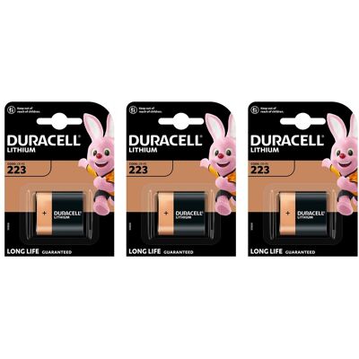 Pile photo au lithium Duracell Dl 223 A - Batterie - Publicité Pile photo au lithium Duracell Dl 223 A - Batterie - Publicité
