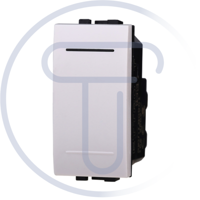 ETTROIT - Module d'interrupteur unipolaire 1P 16A blanc - Interrupteur - Publicité ETTROIT - Module d'interrupteur unipolaire 1P 16A blanc - Interrupteur - Publicité