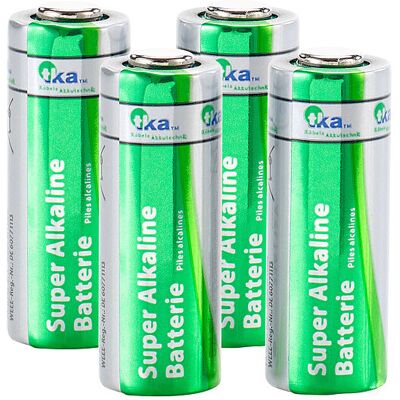 4 Piles Alcalines A23 12v - Tka - Publicité 4 Piles Alcalines A23 12v - Tka - Publicité