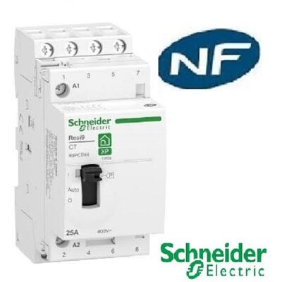 Schneider R9pcth4 - Contacteur heures creuses 25A - Publicité Schneider R9pcth4 - Contacteur heures creuses 25A - Publicité
