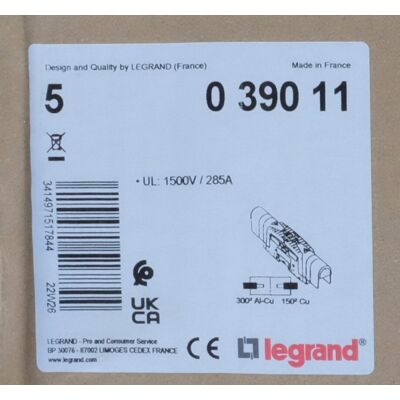 1x Legrand 0 390 11 Bloc De Jonction De Puissance Viking Pas 42mm. 039011. Publicité 1x Legrand 0 390 11 Bloc De Jonction De Puissance Viking Pas 42mm. 039011. Publicité