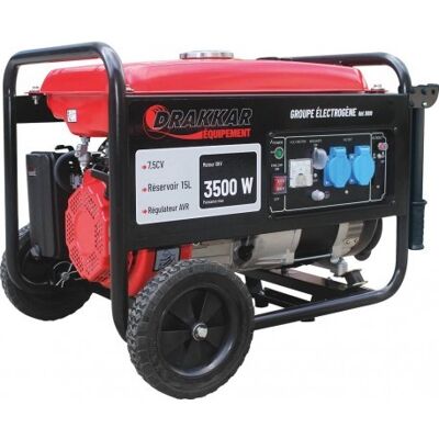 Drakkar - 7.5CV AVR 3500W - 230V - 51.6 Kg - Générateur - Publicité Drakkar - 7.5CV AVR 3500W - 230V - 51.6 Kg - Générateur - Publicité