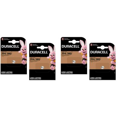 Modèle Duracell - Piles à oxyde d'argent pour montres - Lot de 4 - Publicité Modèle Duracell - Piles à oxyde d'argent pour montres - Lot de 4 - Publicité