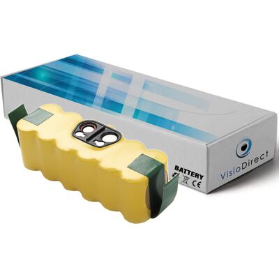 Visiodirect Batterie Type Vac-500nmh-33 Pour Irobot 4500mah 14.4v - Publicité Visiodirect Batterie Type Vac-500nmh-33 Pour Irobot 4500mah 14.4v - Publicité