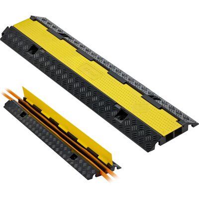 Vevor Rampe De Protection Câbles Passe Câble Sol À 2 Canaux 32 X 31 Mm 9979 Kg - Publicité Vevor Rampe De Protection Câbles Passe Câble Sol À 2 Canaux 32 X 31 Mm 9979 Kg - Publicité