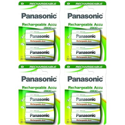 Panasonic R2U D/HR20 28 Piles rechargeables - Piles - Publicité Panasonic R2U D/HR20 28 Piles rechargeables - Piles - Publicité