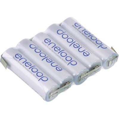 Pack de batteries Panasonic BK3-MCCF - 5 AA NiMH 6V 1900mAh - Publicité Pack de batteries Panasonic BK3-MCCF - 5 AA NiMH 6V 1900mAh - Publicité
