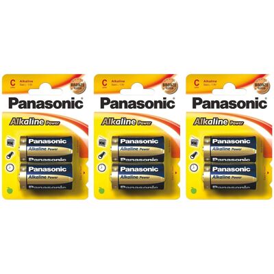 Panasonic - LR14/C - Alcaline - Bronze - Pile - Publicité Panasonic - LR14/C - Alcaline - Bronze - Pile - Publicité