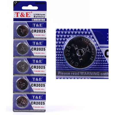 T&e Batteries boutons au lithium CR2025 - Tailles variées - Publicité T&e Batteries boutons au lithium CR2025 - Tailles variées - Publicité