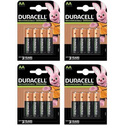Duracell - AAA NiMH - Rechargeable - 4 Pack - Battery - Publicité Duracell - AAA NiMH - Rechargeable - 4 Pack - Battery - Publicité