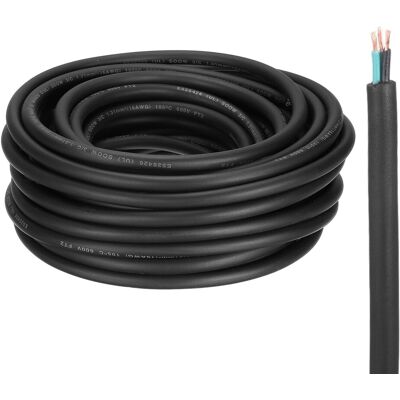 Uxcell Pour Soow Fil Électrique 16 Awg 3 Conducteurs 100ft Câble D'Alimentation 600v - Publicité Uxcell Pour Soow Fil Électrique 16 Awg 3 Conducteurs 100ft Câble D'Alimentation 600v - Publicité