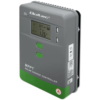 Sans Marque Contrôleur De Charge Solaire Mppt Qoltec Avec Capteur De Température 30 A 12 V - Publicité Sans Marque Contrôleur De Charge Solaire Mppt Qoltec Avec Capteur De Température 30 A 12 V - Publicité