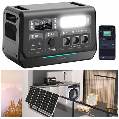 Revolt Batterie Nomade Et Convertisseur Solaire On-Grid Connecté 2048 wh Hsg-2048 - Re - Publicité Revolt Batterie Nomade Et Convertisseur Solaire On-Grid Connecté 2048 wh Hsg-2048 - Re - Publicité
