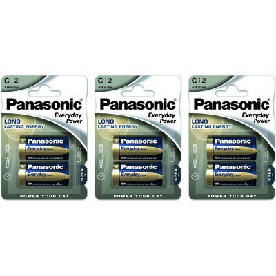 Panasonic - LR14eps/2bp-3 - Batterie - Publicité Panasonic - LR14eps/2bp-3 - Batterie - Publicité