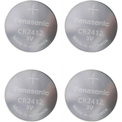 Panasonic - CR2412 - Pack de 4 - 3V - Battery - Publicité Panasonic - CR2412 - Pack de 4 - 3V - Battery - Publicité
