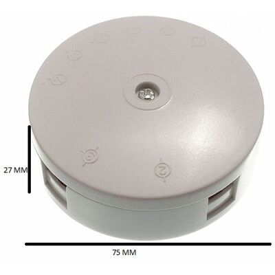 Électrique Jonction Terminal Boite 20 Amp 250v 4 75mm Diamètre Paquet De 10 - Publicité Électrique Jonction Terminal Boite 20 Amp 250v 4 75mm Diamètre Paquet De 10 - Publicité