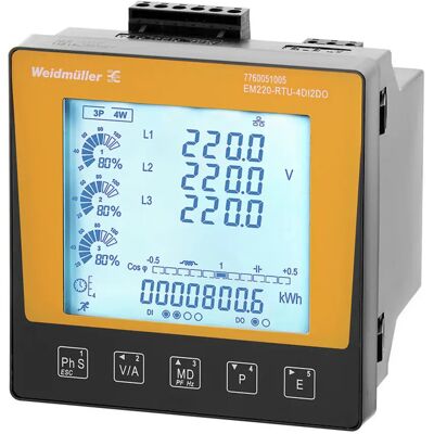 Weidmüller EM220-RTU-4DI2DO - Compteur d'énergie monophasé - Publicité Weidmüller EM220-RTU-4DI2DO - Compteur d'énergie monophasé - Publicité