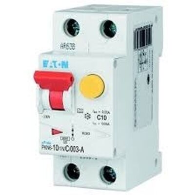 Eaton KOMBIAFBRYDER - 10A, 1P, C, 6kA, 30mA - Disjoncteur électrique - Publicité Eaton KOMBIAFBRYDER - 10A, 1P, C, 6kA, 30mA - Disjoncteur électrique - Publicité