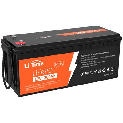 Litime 12v 200ah Plus Lithium Lifepo4 Batterie Intégré 200a Bms 15000 + Cycle Profond - Publicité Litime 12v 200ah Plus Lithium Lifepo4 Batterie Intégré 200a Bms 15000 + Cycle Profond - Publicité