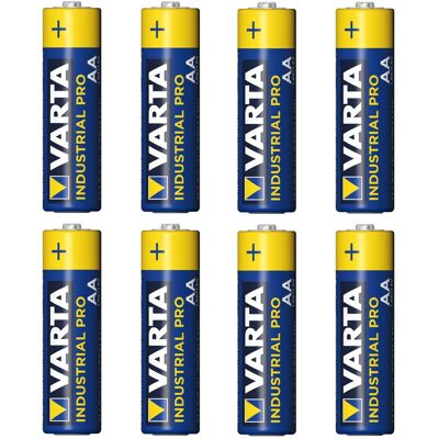 8x R-06 Lr6 Aa 1.5v Pile Alcaline Varta Industrial 4006 - Publicité 8x R-06 Lr6 Aa 1.5v Pile Alcaline Varta Industrial 4006 - Publicité