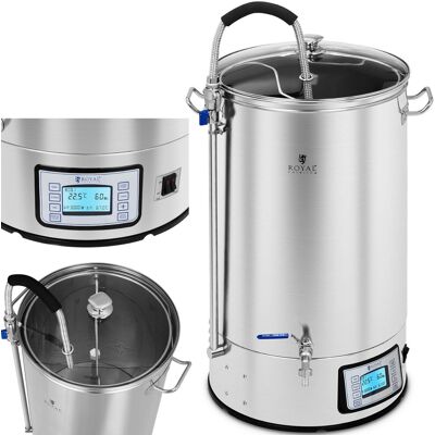 Royal Catering Cuve À Brassage De Bière 2500 W, Lcd, 60 L, En Acier Inoxydable. Publicité Royal Catering Cuve À Brassage De Bière 2500 W, Lcd, 60 L, En Acier Inoxydable. Publicité