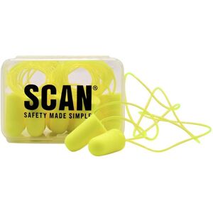 Scan Bouchons D'Oreilles En Mousse Avec Cordon (6 Paires) Scappeearplc - Publicité Scan Bouchons D'Oreilles En Mousse Avec Cordon (6 Paires) Scappeearplc - Publicité