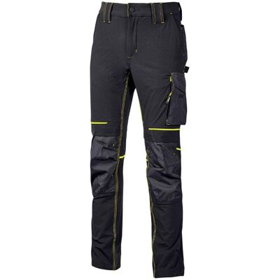 Pantalon De Travail Lourd Tissu U-4 Stretch Atom Black Carbon U-Power - M - Publicité Pantalon De Travail Lourd Tissu U-4 Stretch Atom Black Carbon U-Power - M - Publicité