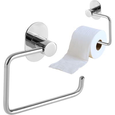 Sans Marque Laveo Miri Toilettenpapierhalter, Chrom - Publicité Sans Marque Laveo Miri Toilettenpapierhalter, Chrom - Publicité