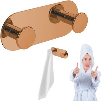 Sans Marque Laveo Miri Doppelhaken, Roségold - Publicité Sans Marque Laveo Miri Doppelhaken, Roségold - Publicité