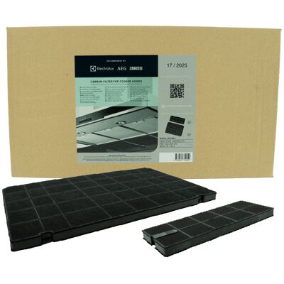 Filtre À Charbon (2pcs) D'Origine Aeg Mcfb63 Pour Dvk6981hb / Dvk6981hr - Publicité Filtre À Charbon (2pcs) D'Origine Aeg Mcfb63 Pour Dvk6981hb / Dvk6981hr - Publicité
