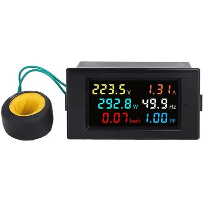 ART 1x(Wattmètre Numérique Lcd 100 A, Compteur D'Énergie Avec Affichage De La T7317 - Publicité ART 1x(Wattmètre Numérique Lcd 100 A, Compteur D'Énergie Avec Affichage De La T7317 - Publicité