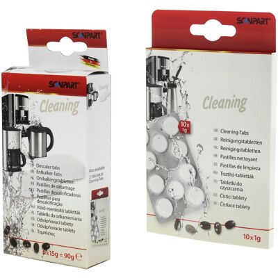 Scanpart Kit Détartrage Et Nettoyage Pour Machines À Café – 6 Pastilles Détartr/ - Publicité Scanpart Kit Détartrage Et Nettoyage Pour Machines À Café – 6 Pastilles Détartr/ - Publicité