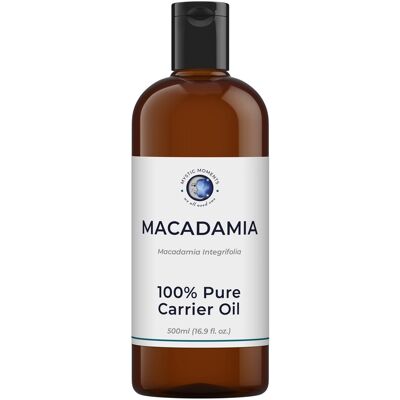 Mystic Moments Macadamia Huile De Base - 100% Pure - 500ml - Publicité Mystic Moments Macadamia Huile De Base - 100% Pure - 500ml - Publicité