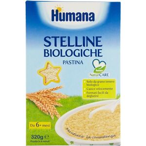 Humana Italie Pâtes Biologiques pour Bébé - Stelline Pastina 320g - Publicité Humana Italie Pâtes Biologiques pour Bébé - Stelline Pastina 320g - Publicité