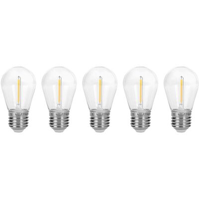 Sans Marque Ampoules 5 Pièces 1w, E27 Pour Guirlande - Publicité Sans Marque Ampoules 5 Pièces 1w, E27 Pour Guirlande - Publicité